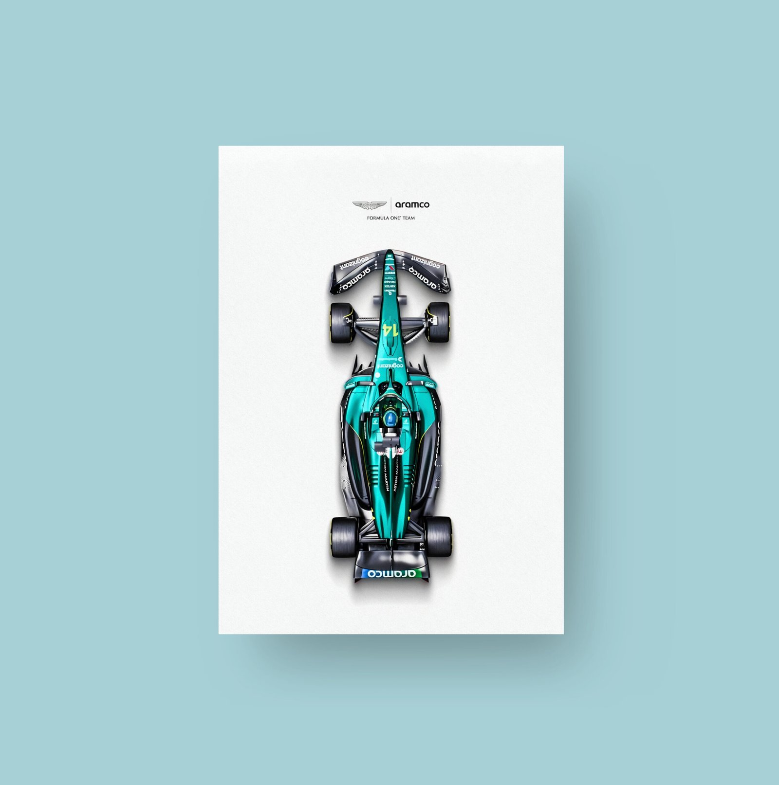 Aston Martin Aramco | F1 | Art Poster