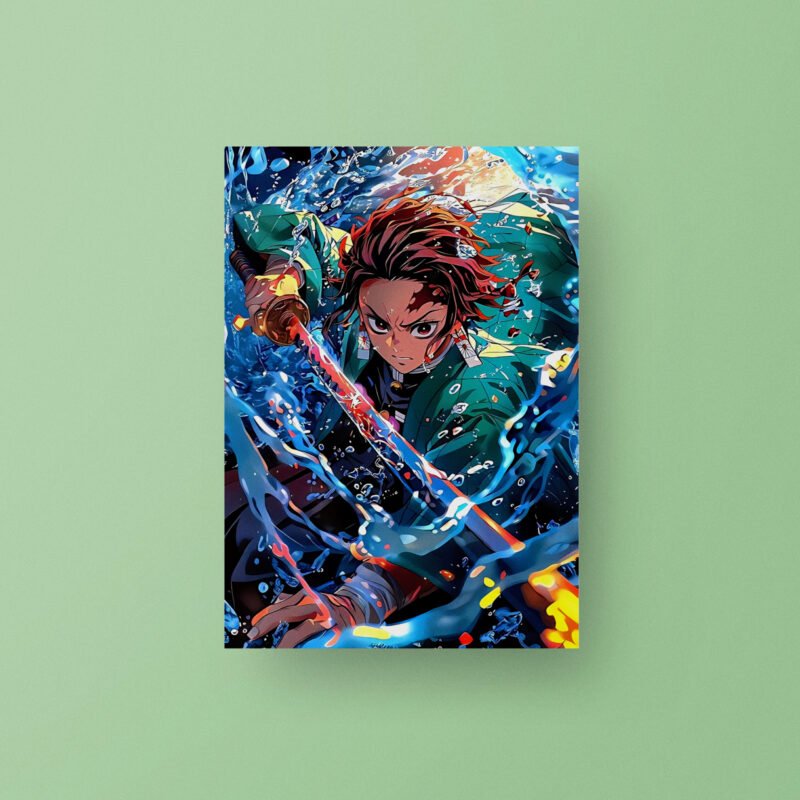 Tanjiro Kamado | Water Breathing | Demon Slayer Art Poster