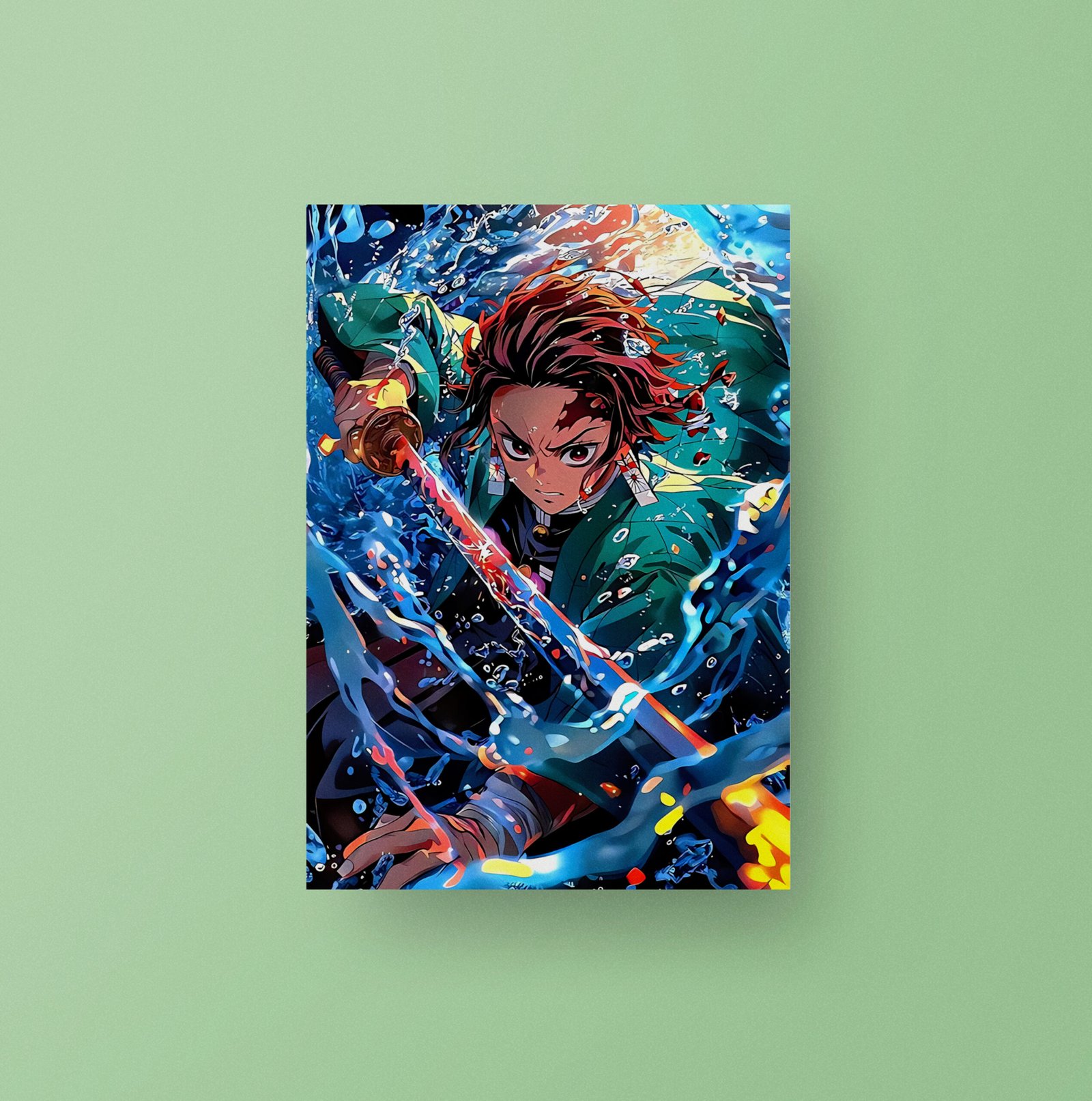 Tanjiro Kamado | Water Breathing | Demon Slayer Art Poster