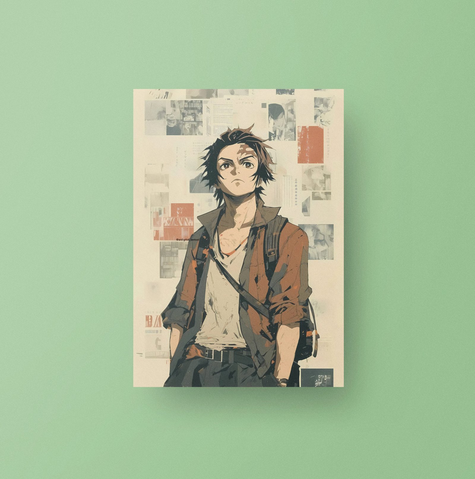 Tanjiro Kamado | Demon Slayer | Stylish Art Poster