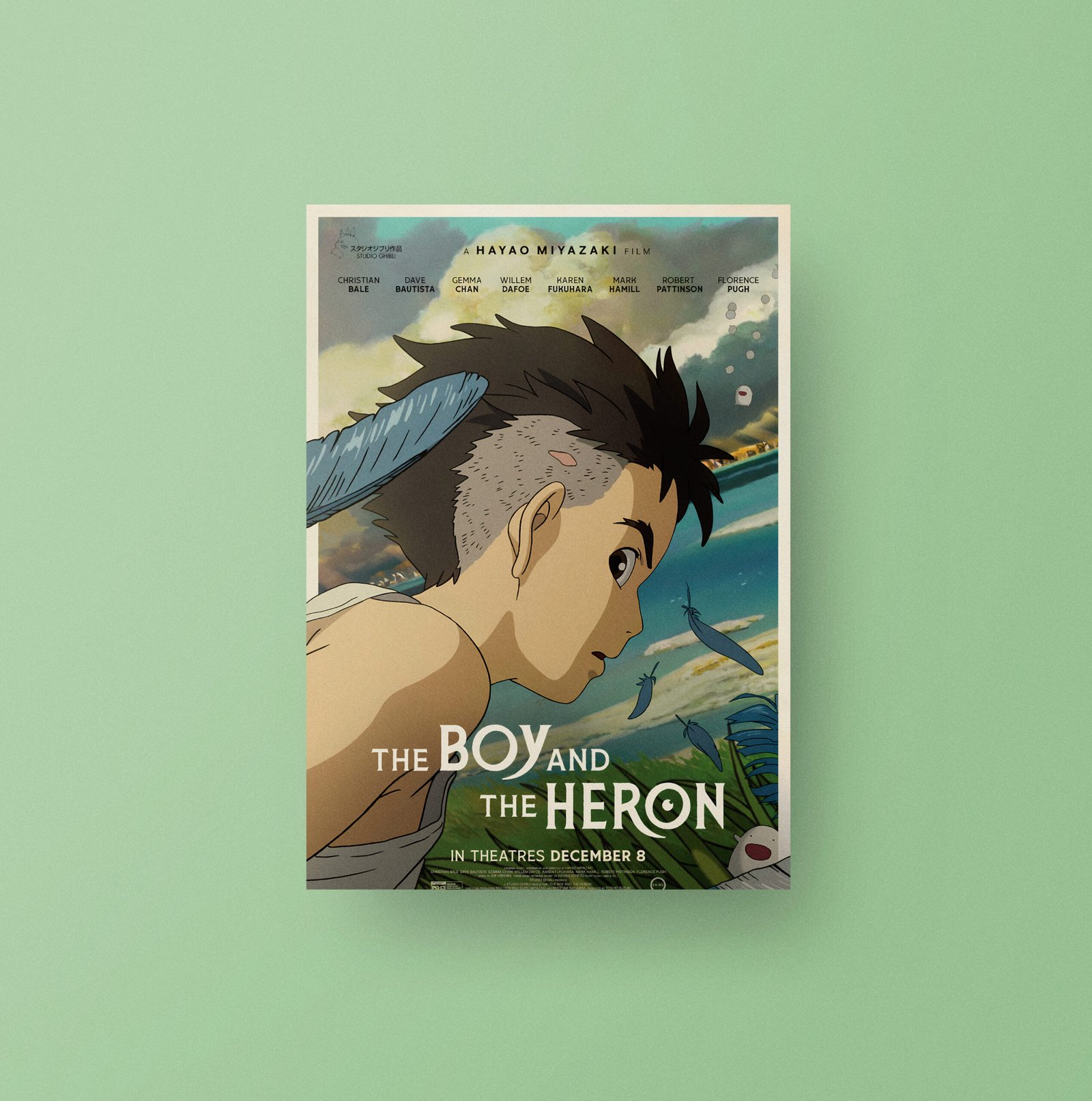 The Boy and the Heron Anime Movie Poster