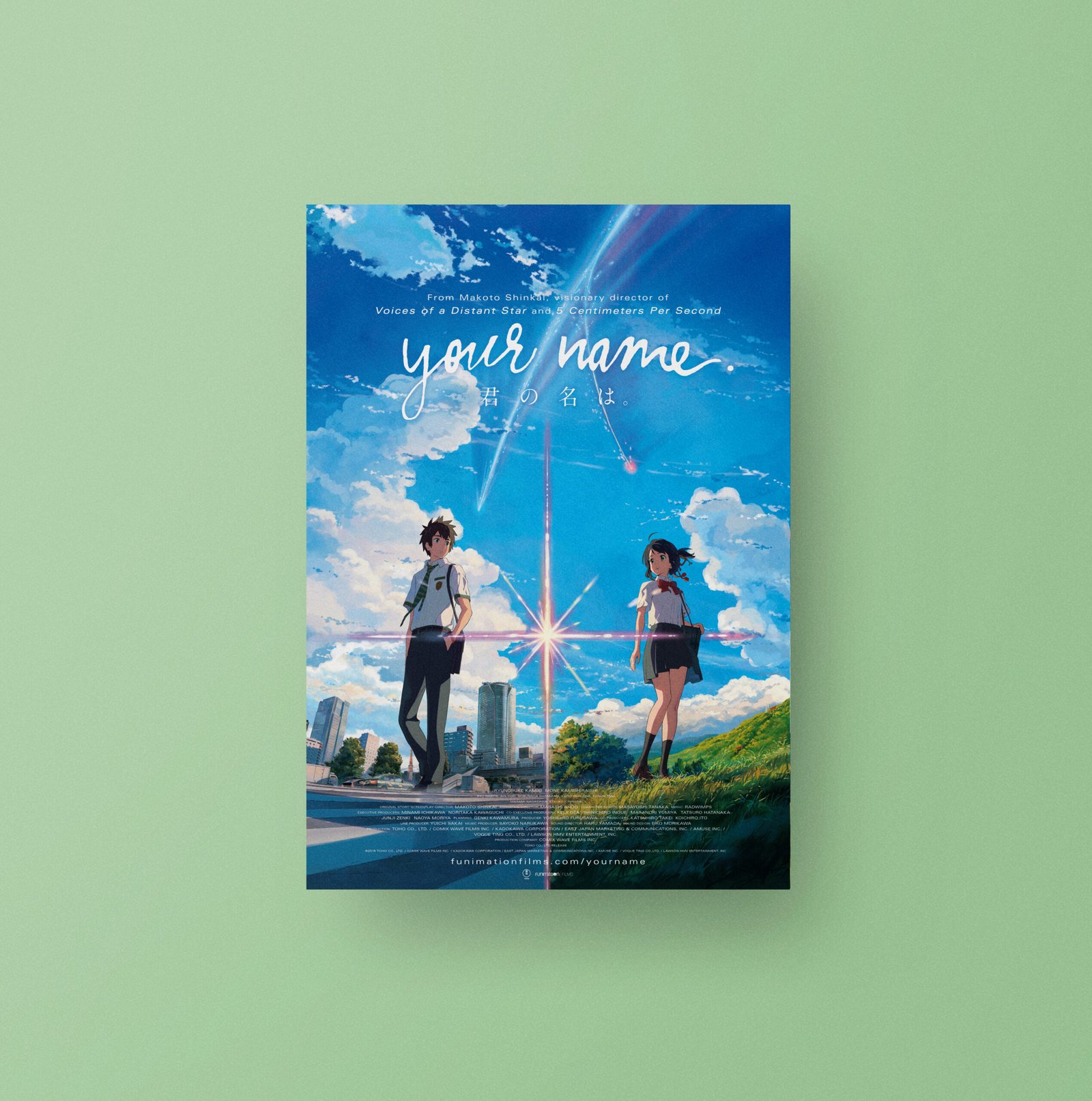Your Name Anime Movie Poster #