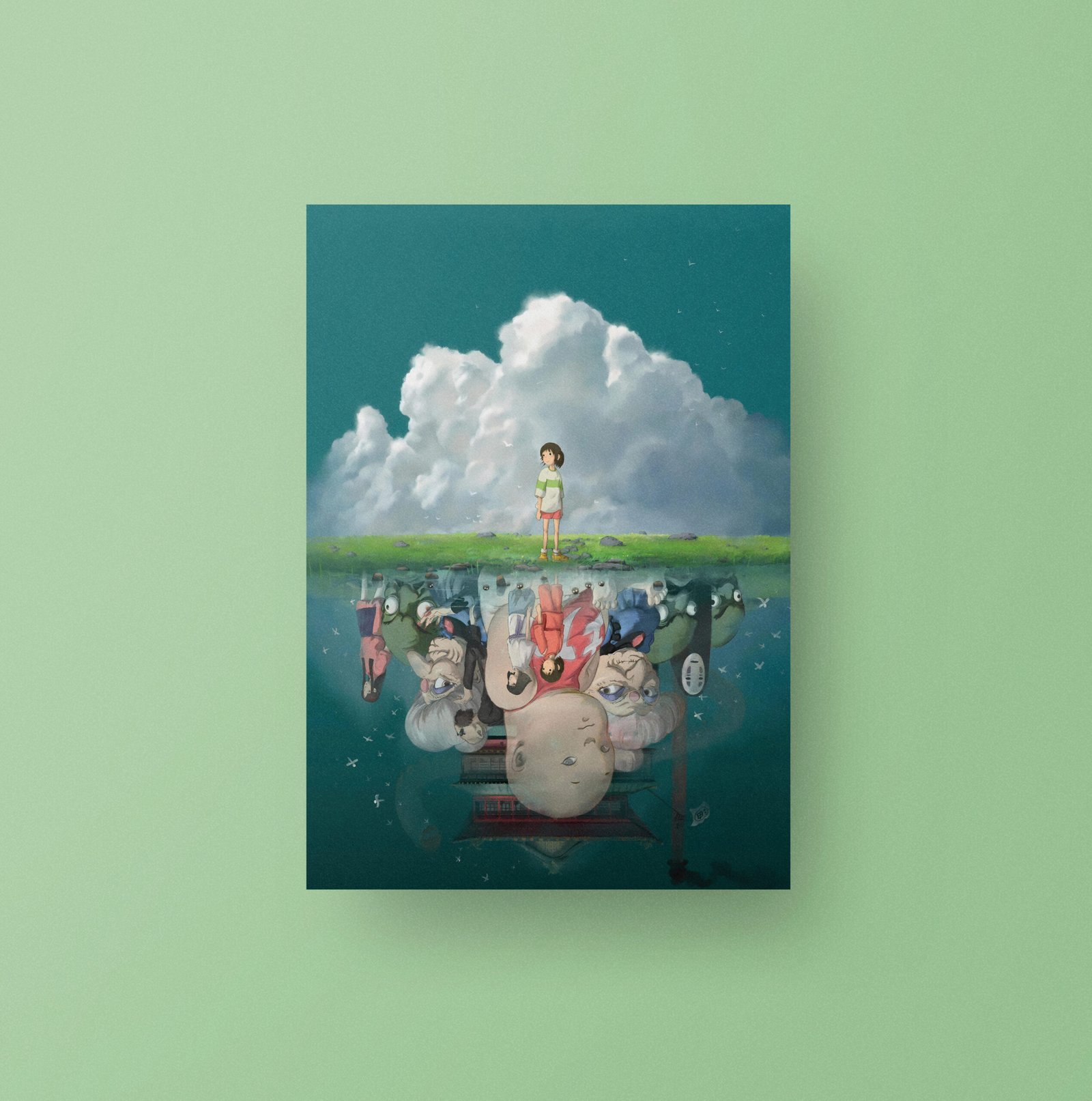 Spirited Away Anime Movie Poster