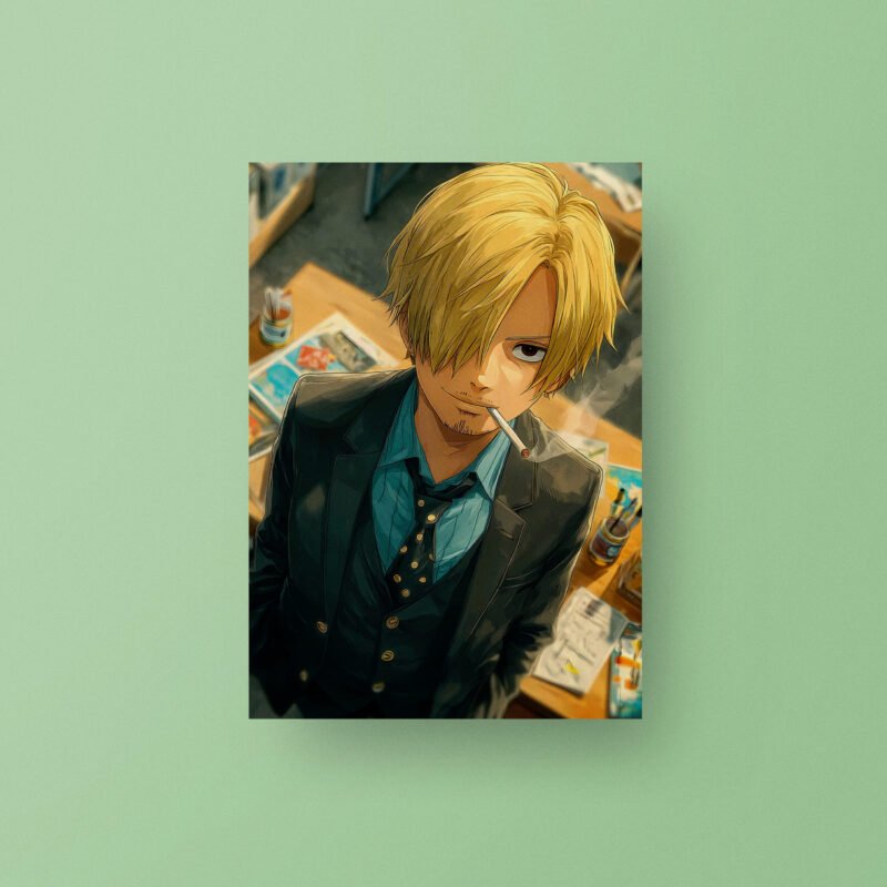 Sanji | One Piece | Stylish Anime Art Poster