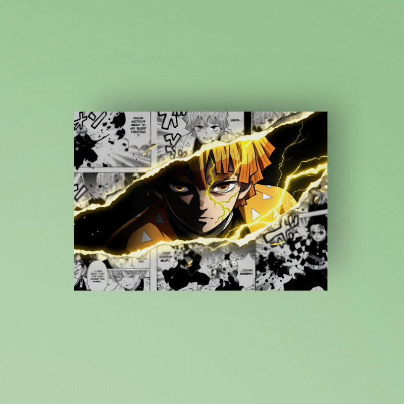Zenitsu Agatsuma | Demon Slayer | Art Poster