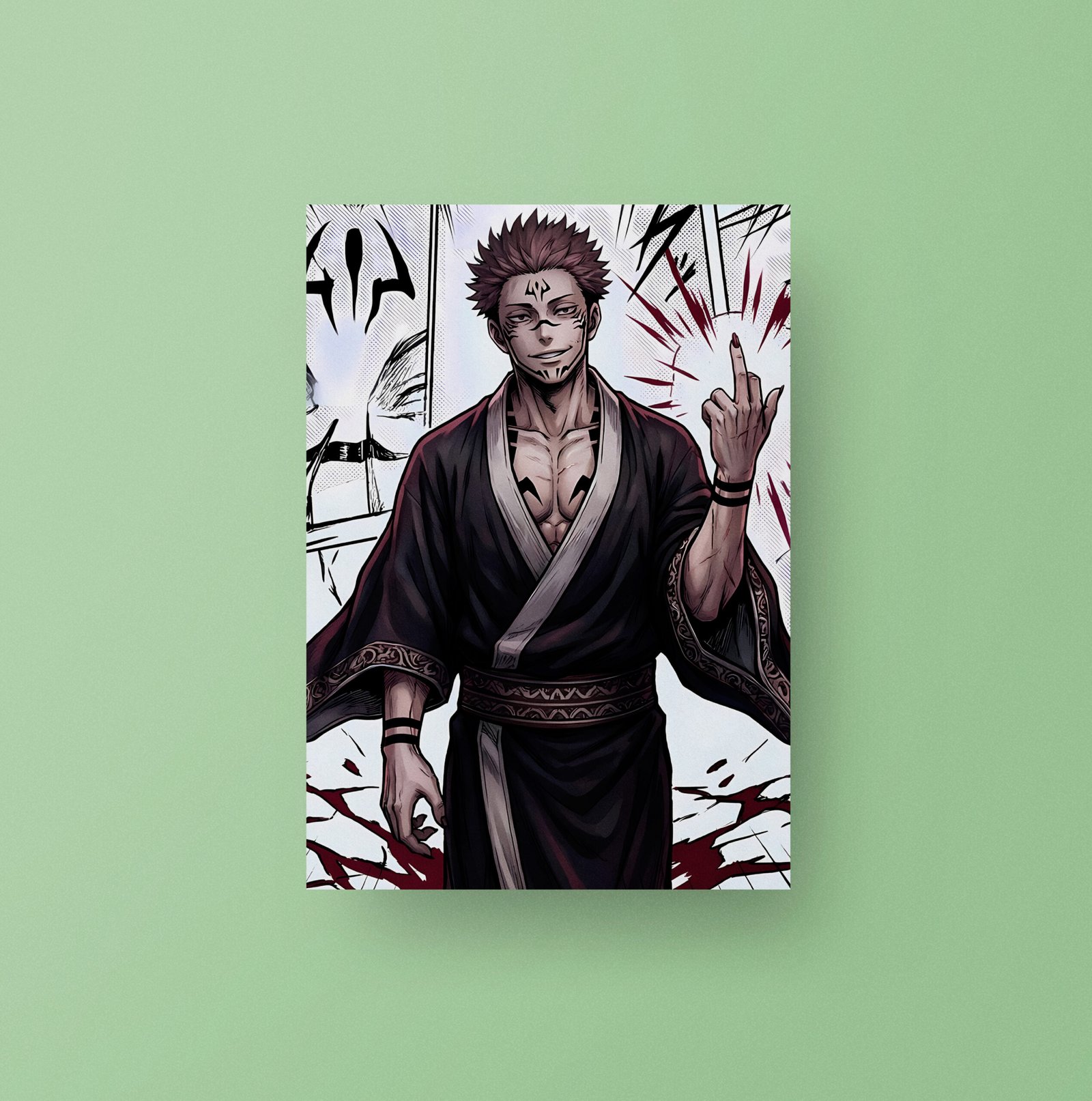 Ryomen Sukuna | Jujutsu Kaisen | Anime Art Poster