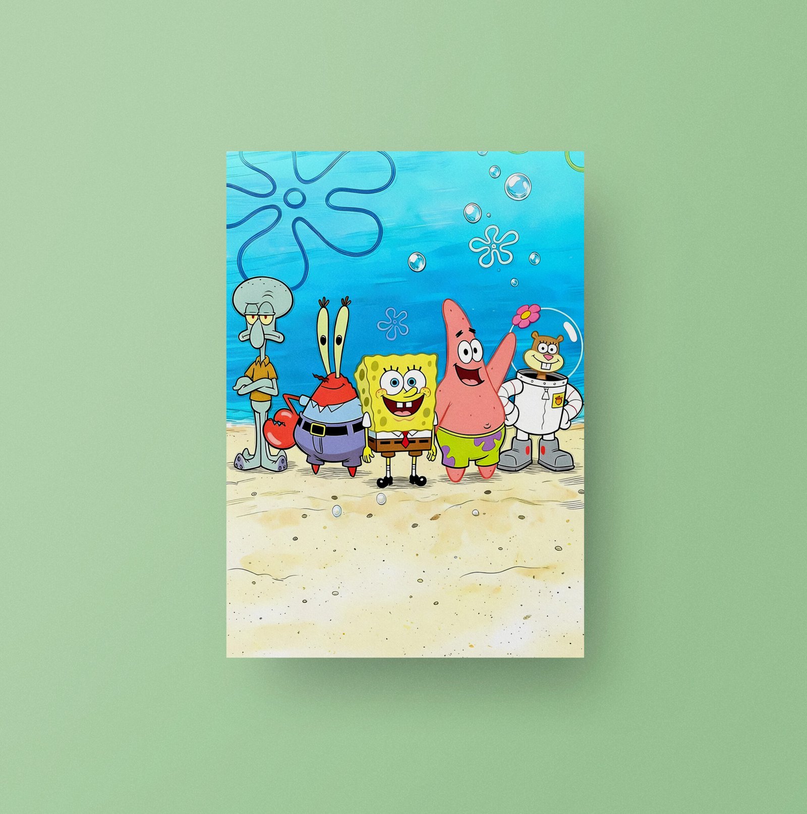 SpongeBob SquarePants | Bikini Bottom Crew | Art Poster
