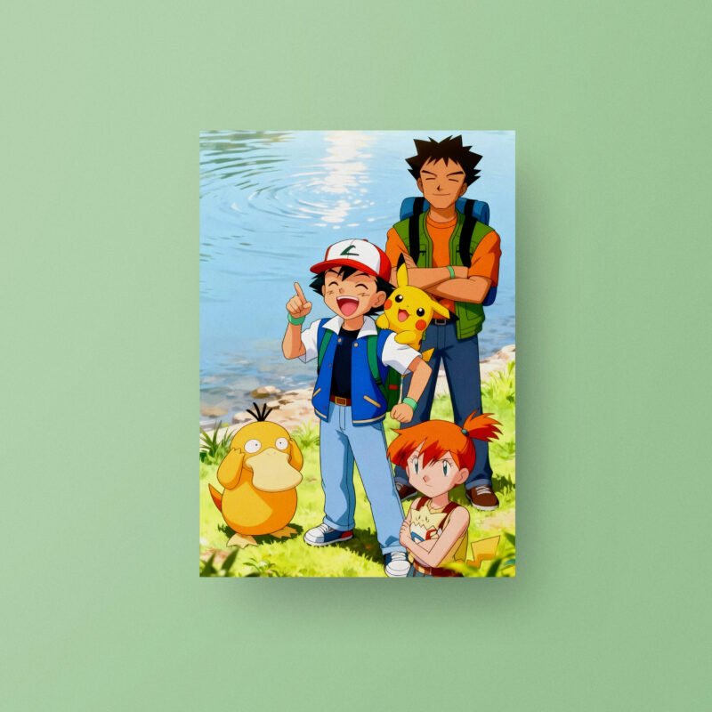 Ash Ketchum & Friends | Pokémon | Art Poster