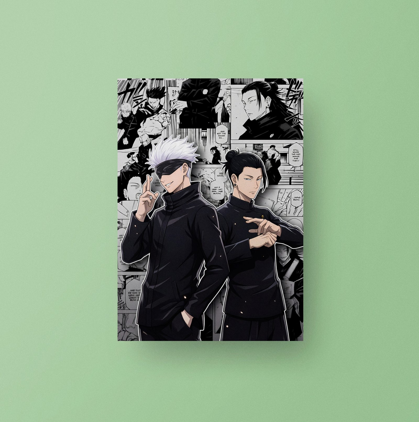 Satoru Gojo & Suguru Geto | Jujutsu Kaisen | Art Poster