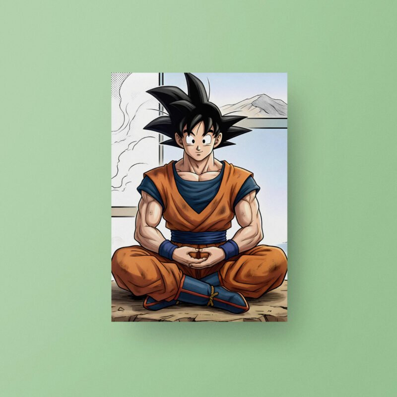 Goku Meditating | Dragon Ball | Art Poster