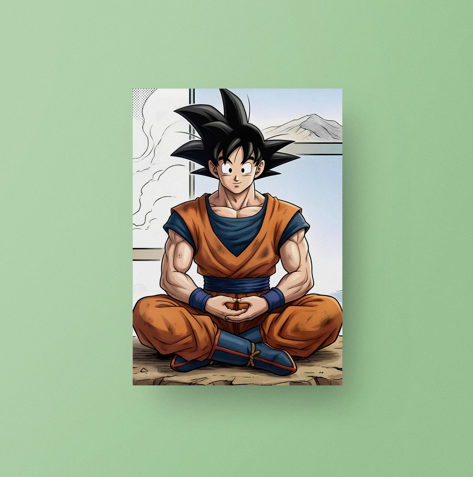 Goku Meditating | Dragon Ball | Art Poster