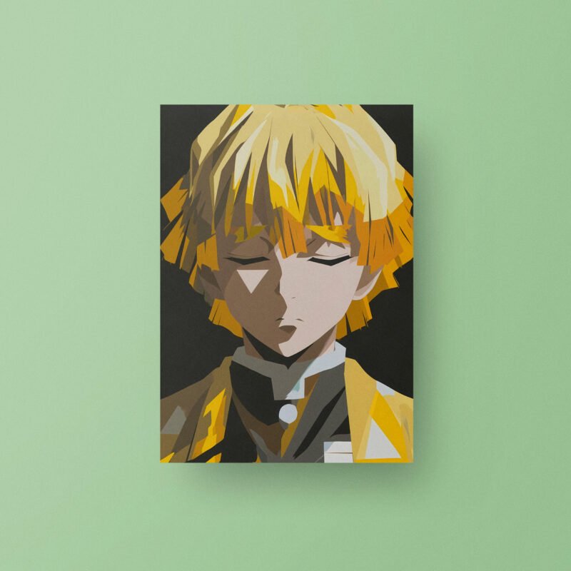 Zenitsu Agatsuma | Demon Slayer: Kimetsu no Yaiba | Art Poster