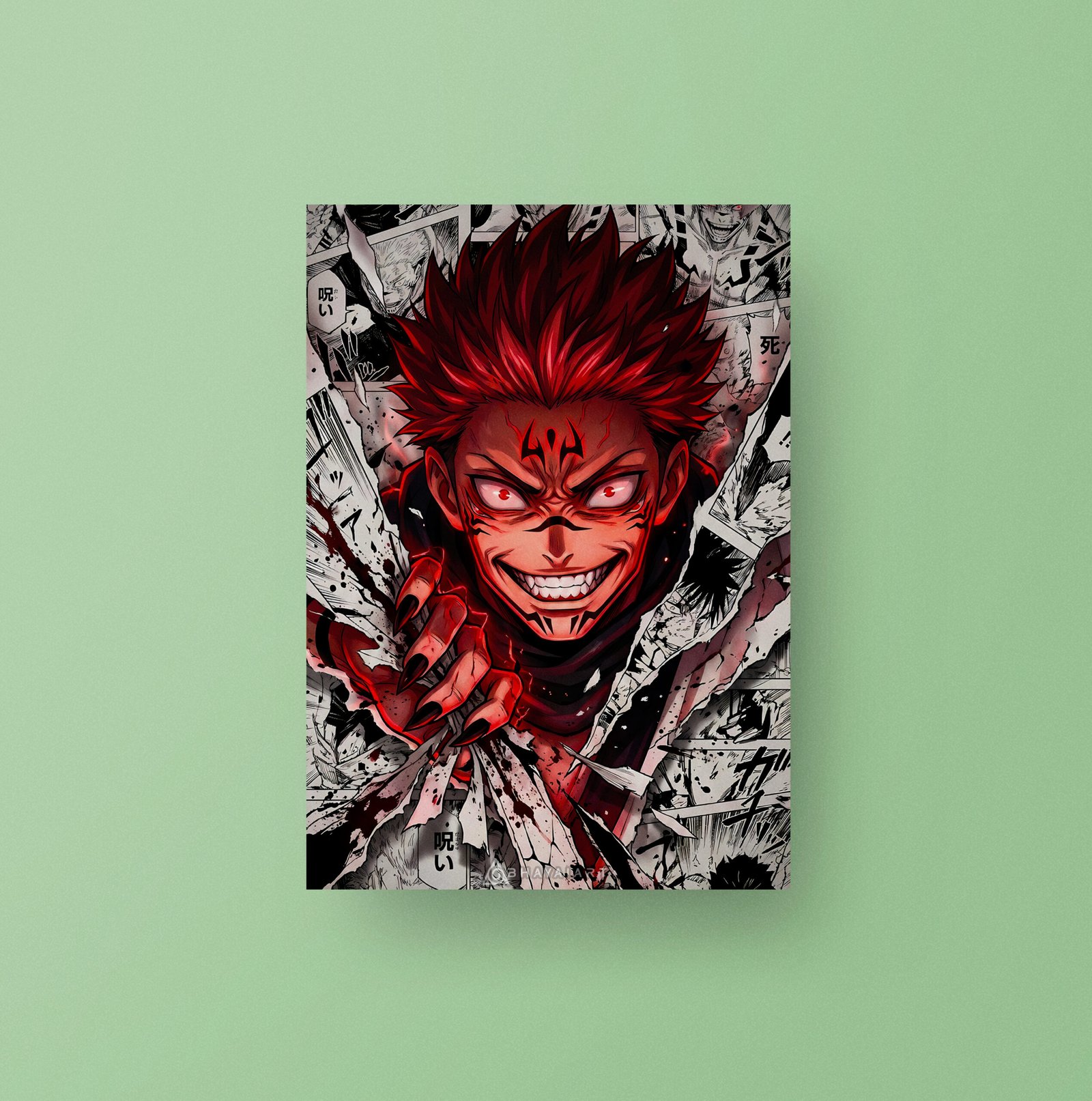 Ryomen Sukuna | Jujutsu Kaisen | Art Poster