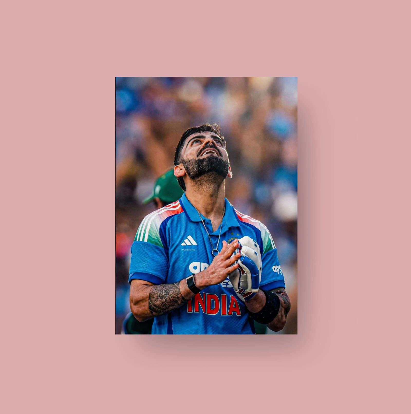 Virat Kohli | Looking Up in Gratitude | Poster