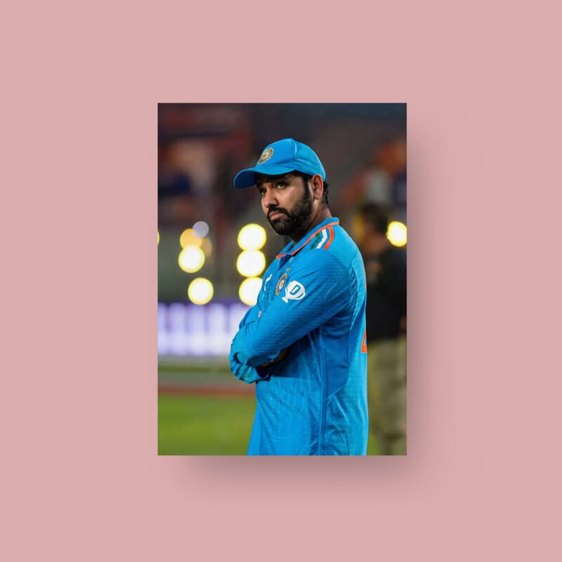 Rohit Sharma | Contemplative Captain | Poster