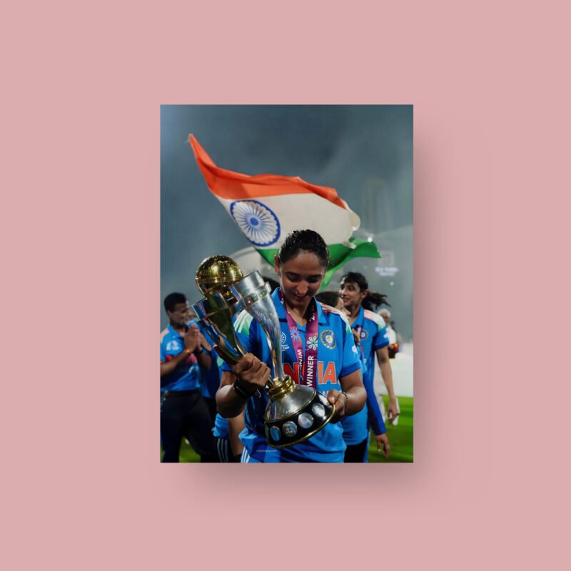 Harmanpreet Kaur | World Cup Victory | Poster
