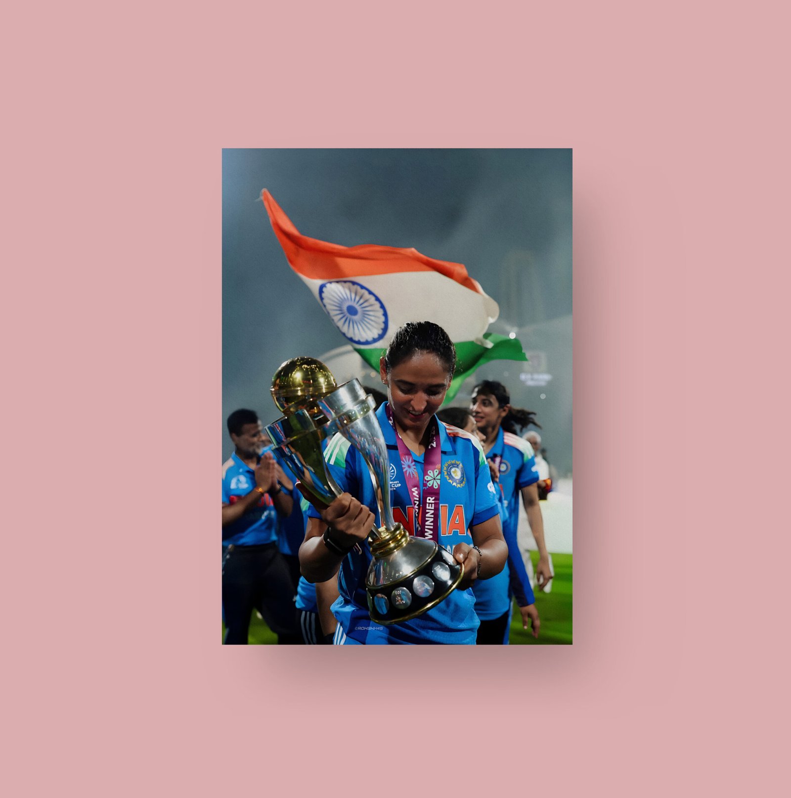Harmanpreet Kaur | World Cup Victory | Poster
