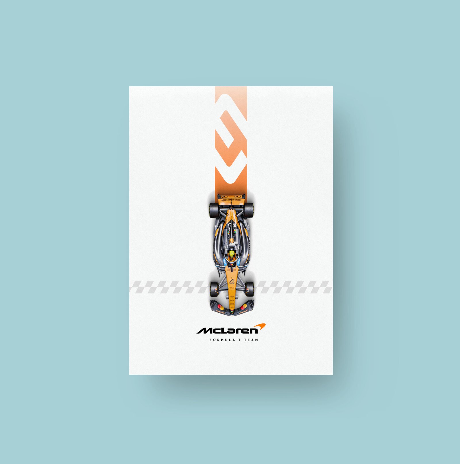 McLaren | F1 | White Art Poster