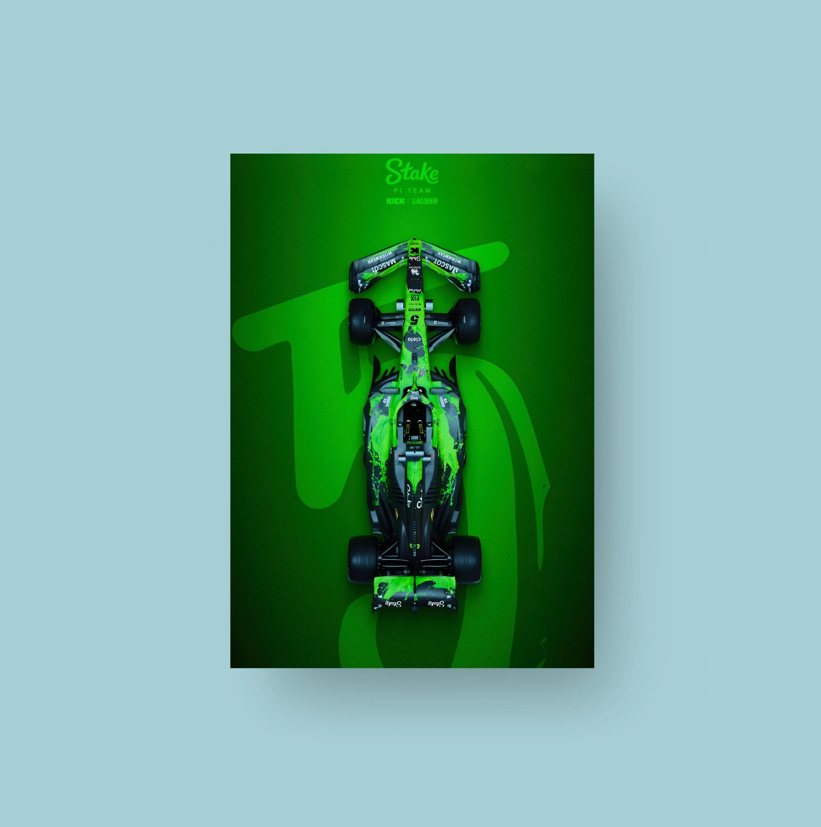 Stake F1 Team | Kick Sauber | Art Poster