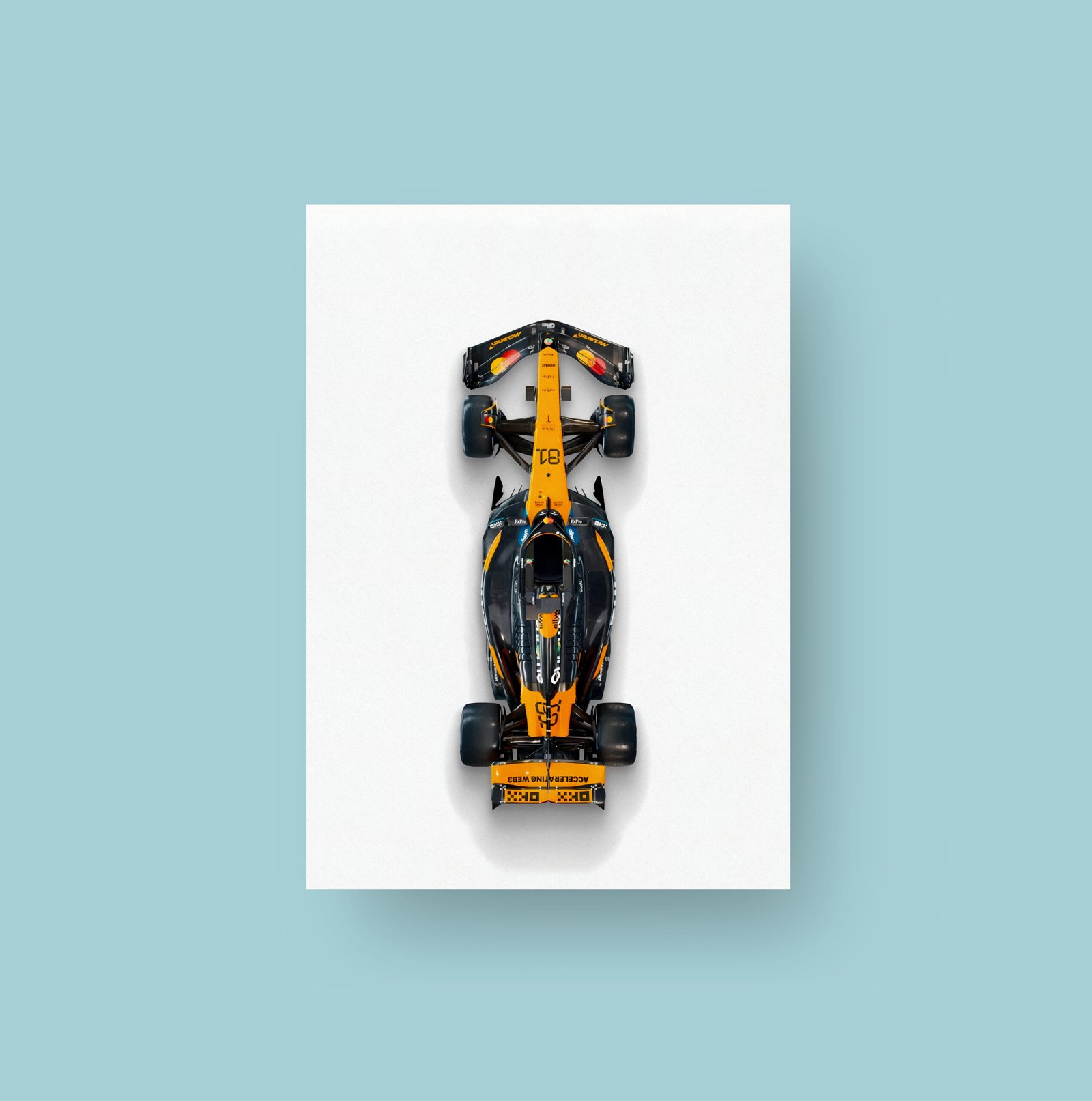 Oscar Piastri #81 | McLaren F1 | Art Poster