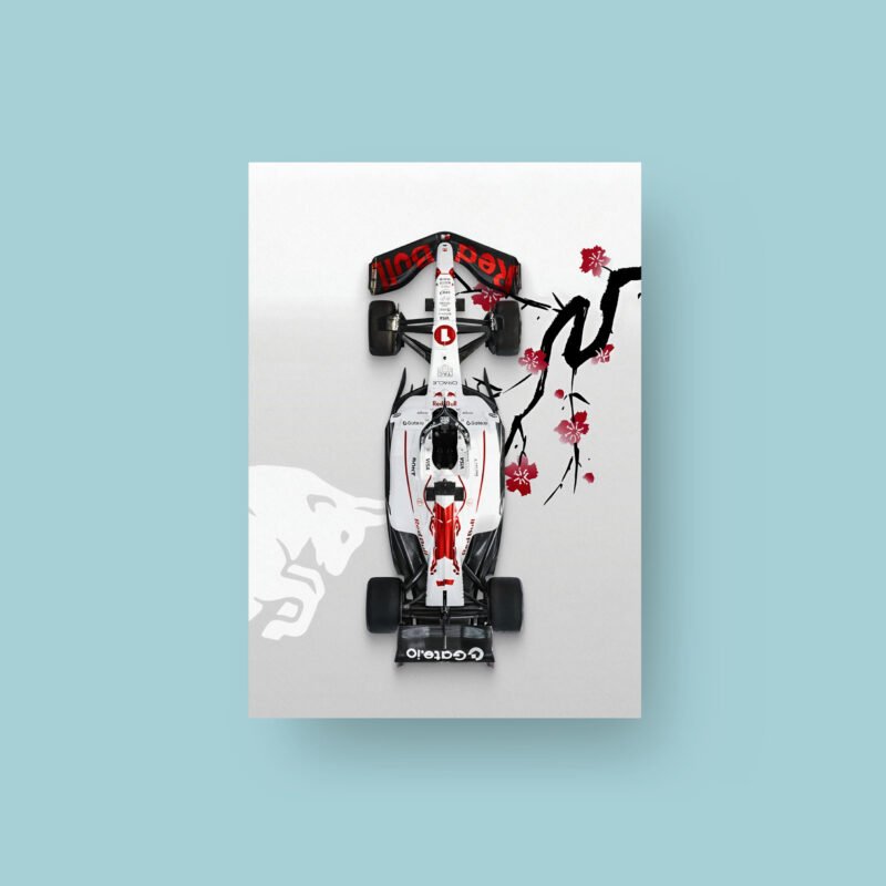 Red Bull Racing | F1 | Special Edition | Cherry Blossom Art Poster