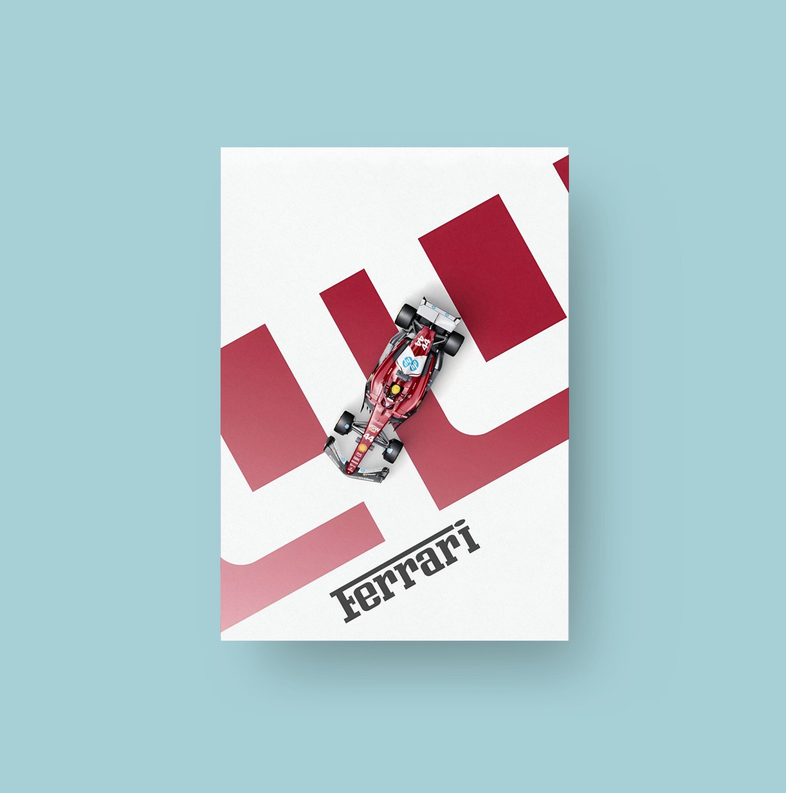 Scuderia Ferrari | F1 | Minimalist Art Poster