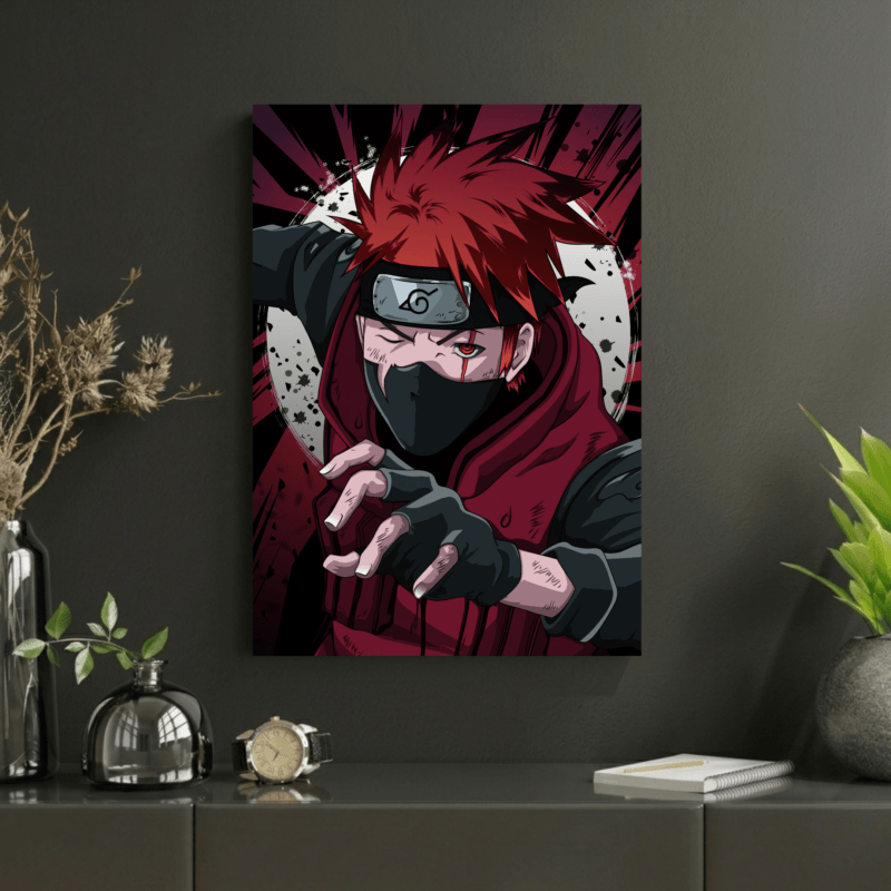 Red-Haired Shinobi (Kakashi Variant) | Naruto Inspired | Art Poster