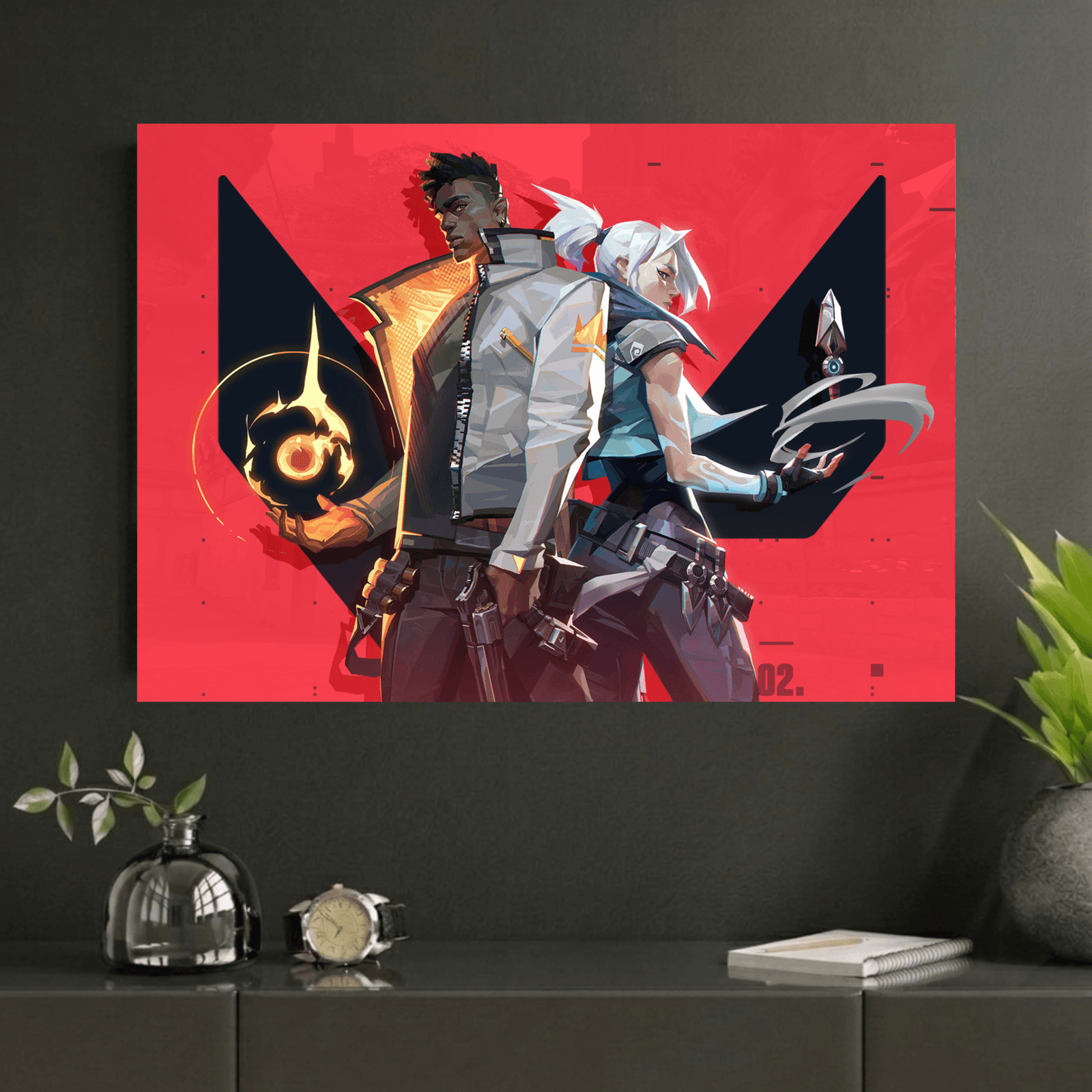 Phoenix & Jett | Valorant | Video Game | Poster