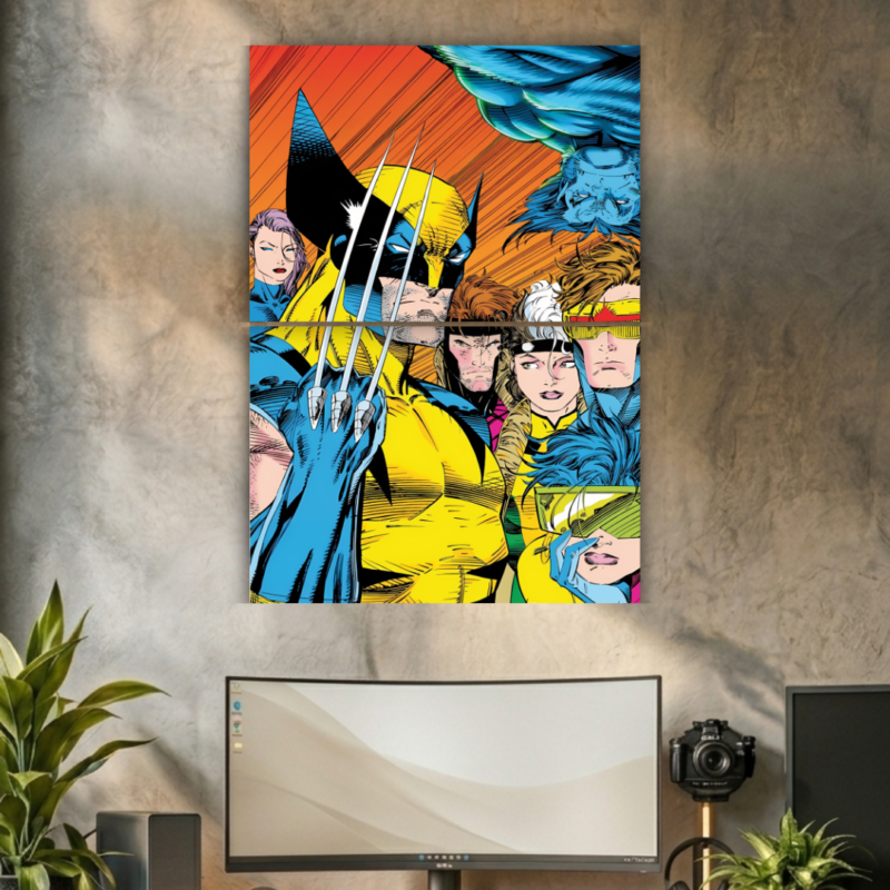 X-Men | Jim Lee | Split Poster | 2 Panel Set
