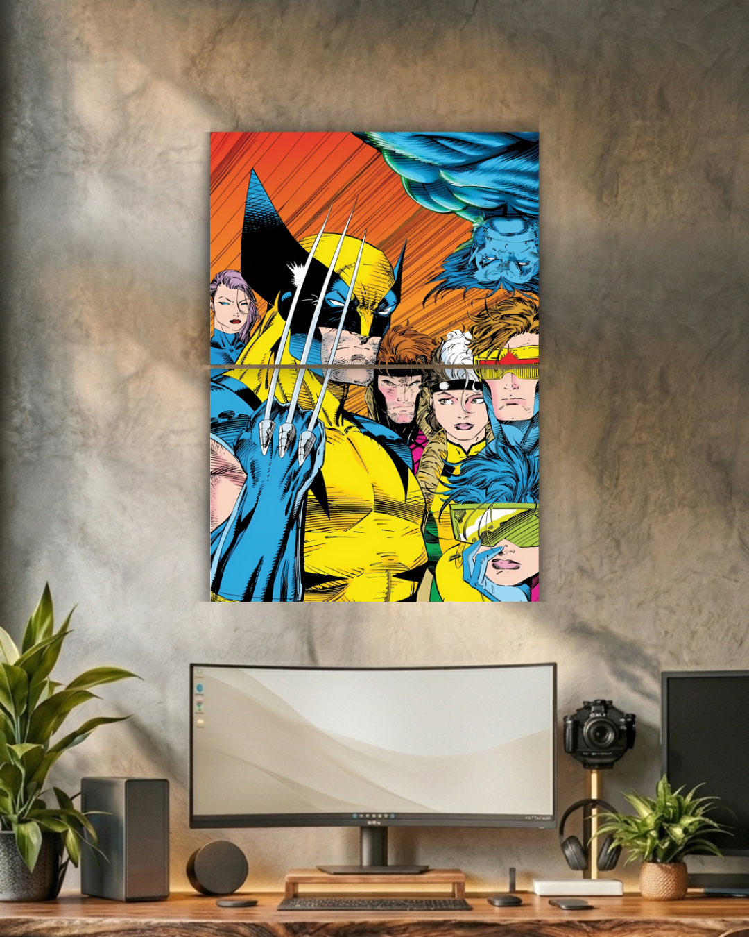 X-Men | Jim Lee | Split Poster | 2 Panel Set