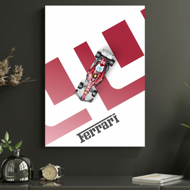 Scuderia Ferrari | F1 | Minimalist Art Poster