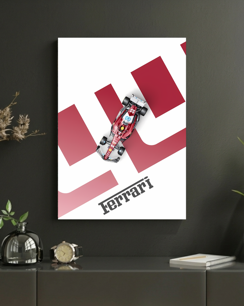 Scuderia Ferrari | F1 | Minimalist Art Poster