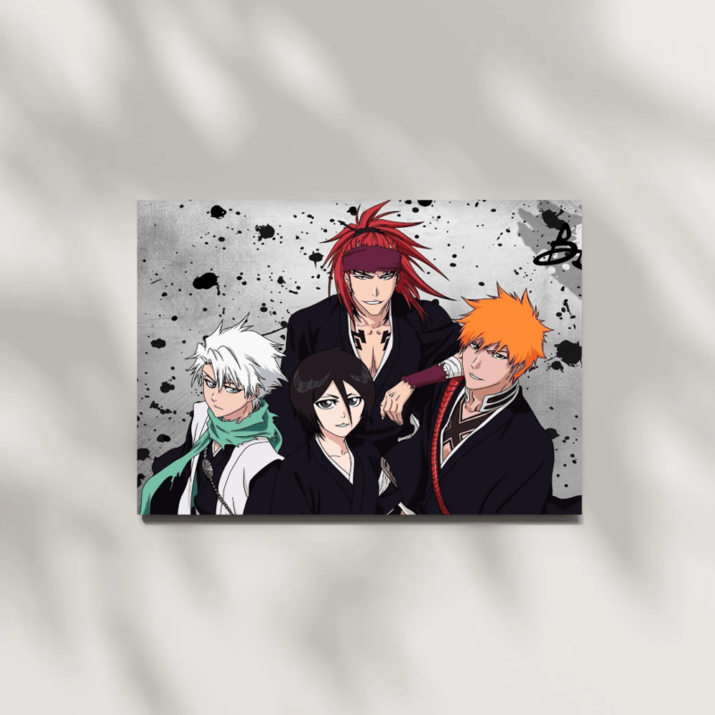 Ichigo, Rukia, Renji & Toshiro | Bleach | Art Poster
