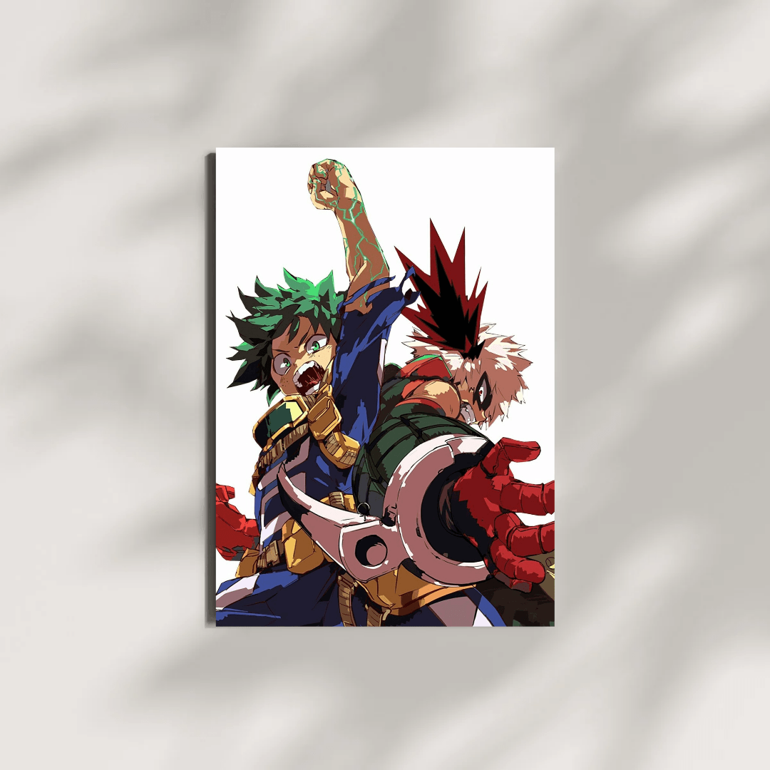 My Hero Academia | Deku and Bakugo Rivals | Poster