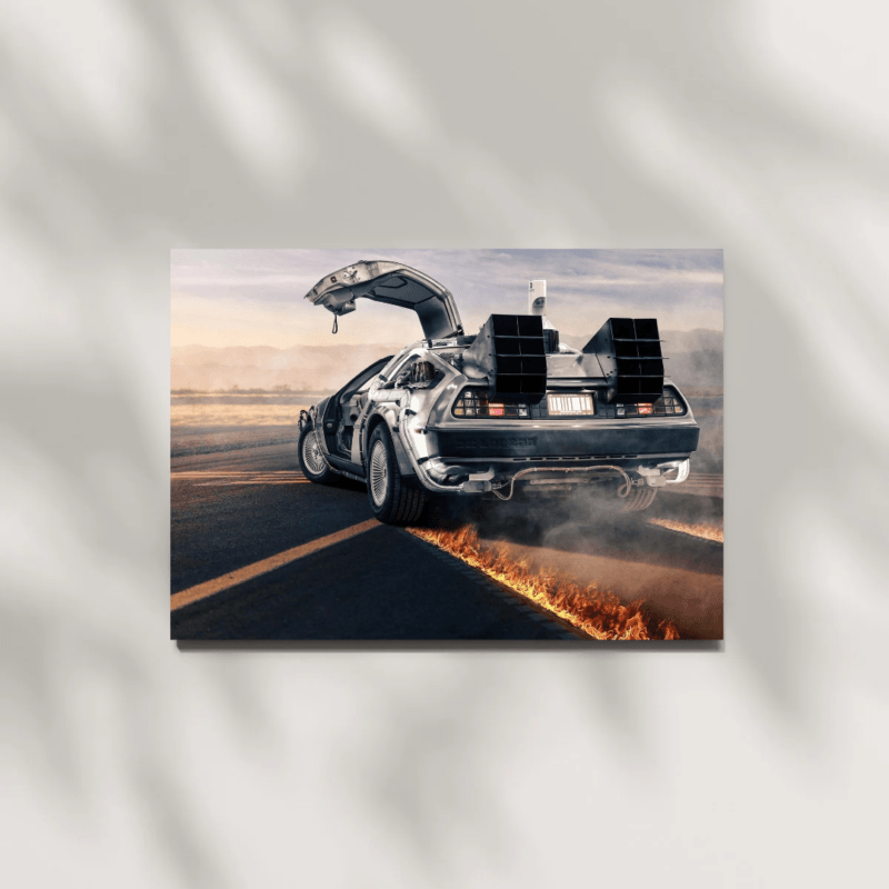 Back to the Future | DeLorean Time Machine Poster