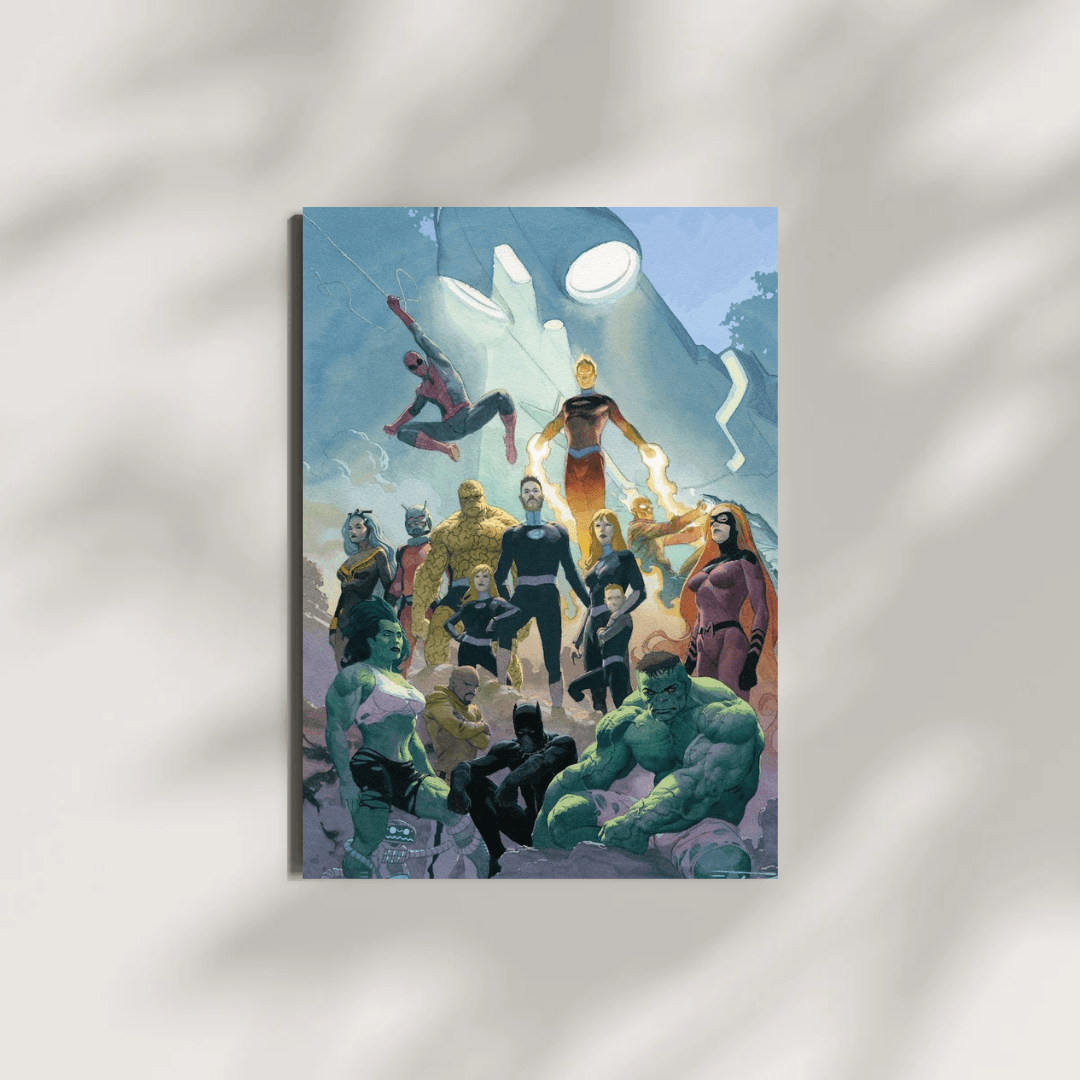 The Fantastic Four and Allies | Marvel | Art Poster