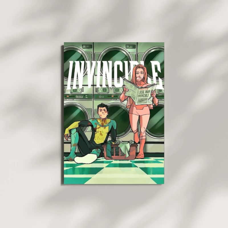 Invincible and Atom Eve | Art Poster