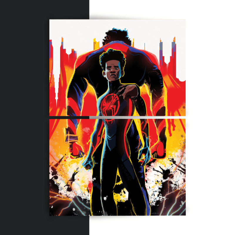 Miles Morales & Miguel O’Hara | 2 Panel Split Poster