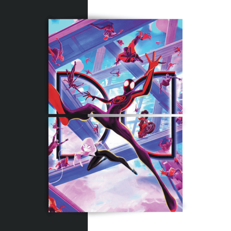 Spider-Man: Across the Spider-Verse | Movie | 2 Panel Split Poster #
