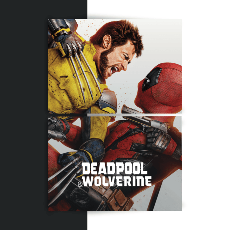 Deadpool & Wolverine | Movie 2 Panel Split Poster