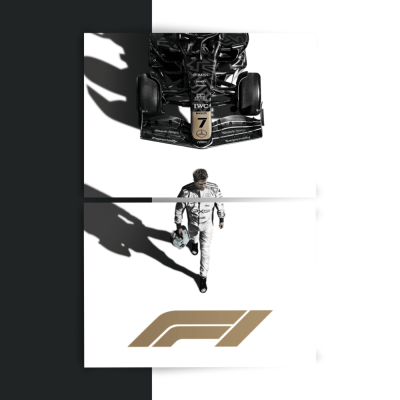 F1 | Apex Racing | Split Poster | 2 Panel Set