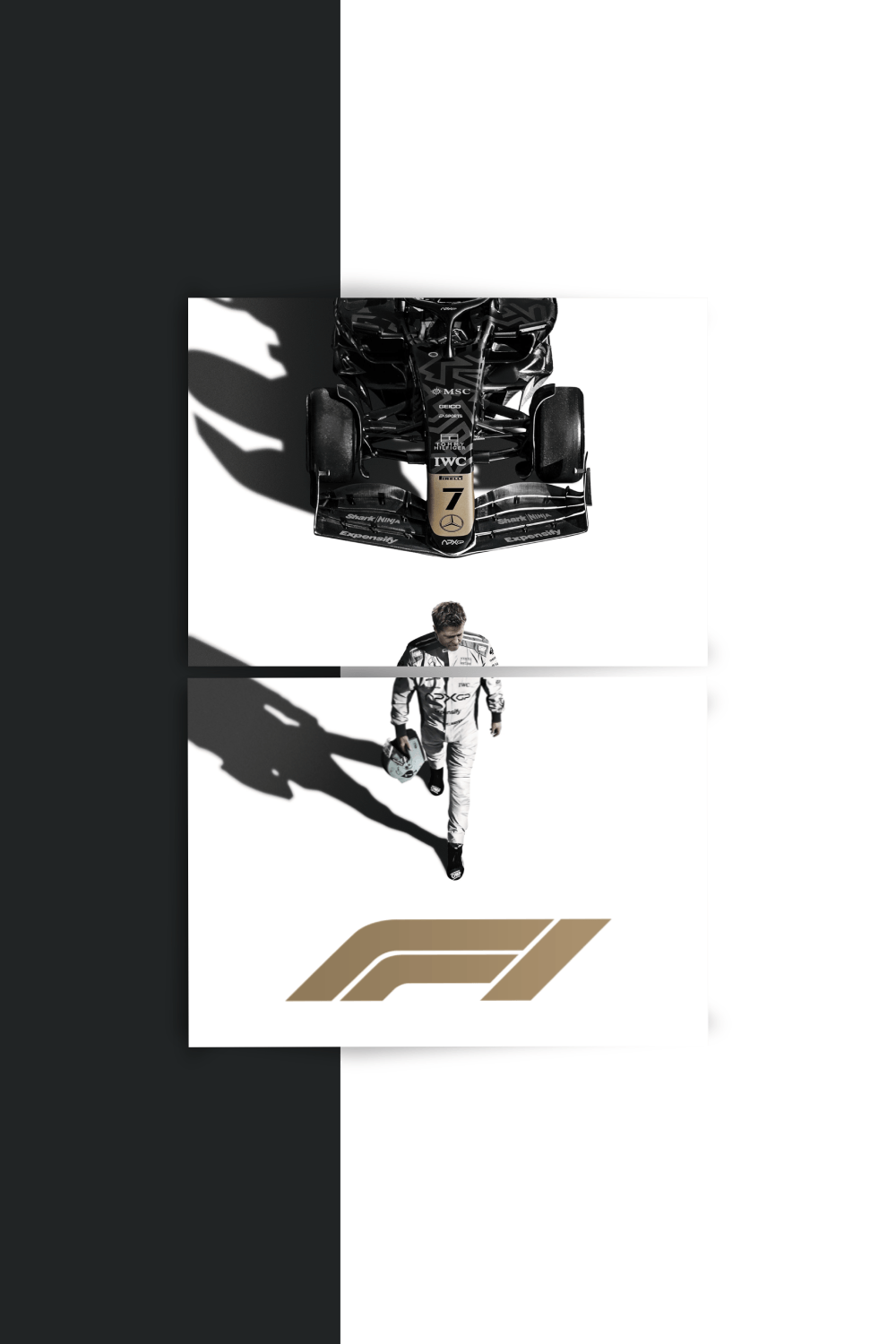 F1 | Apex Racing | Split Poster | 2 Panel Set