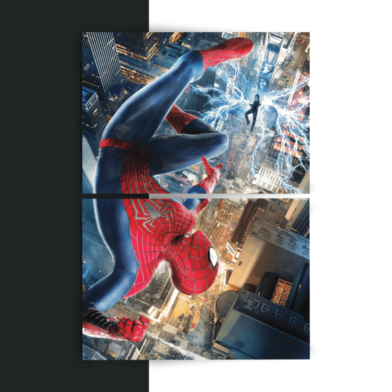 The Amazing Spider-Man 2 | Rise of Electro | Split Poster | 2 Panel Set