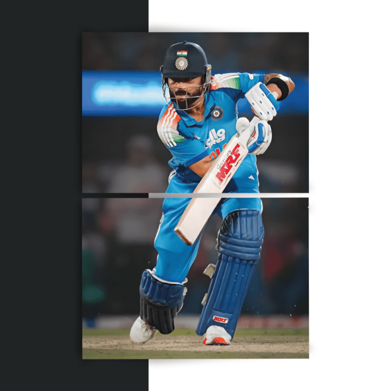 Virat Kohli | Split Poster | 2 Panel Set