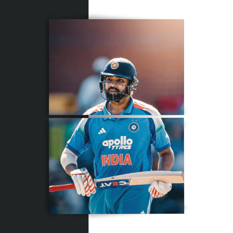 Rohit Sharma | The Hitman | Split Poster | 2 Panel Set