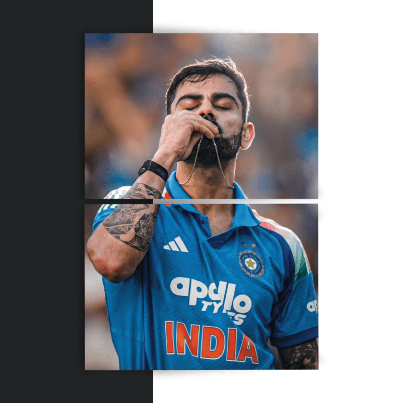 Virat Kohli | The King’s Legacy | Split Poster | 2 Panel Set