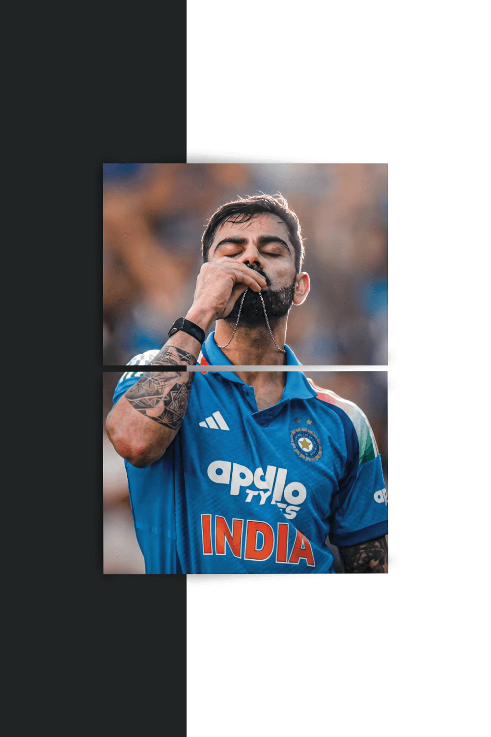 Virat Kohli | The King’s Legacy | Split Poster | 2 Panel Set