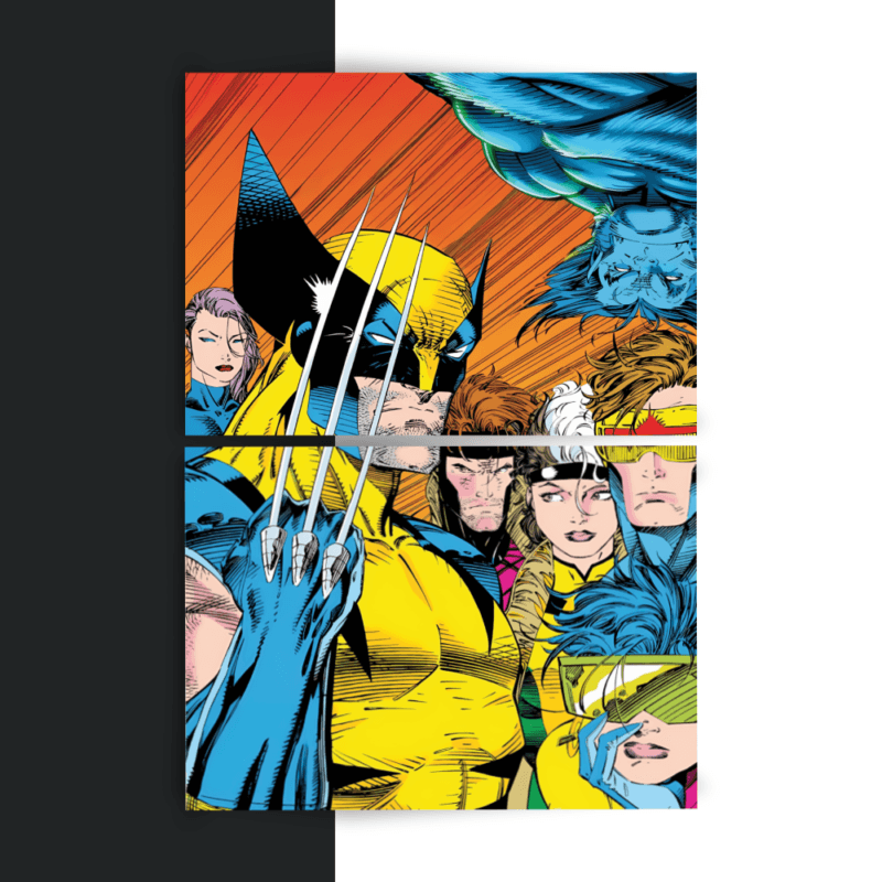 X-Men | Jim Lee | Split Poster | 2 Panel Set