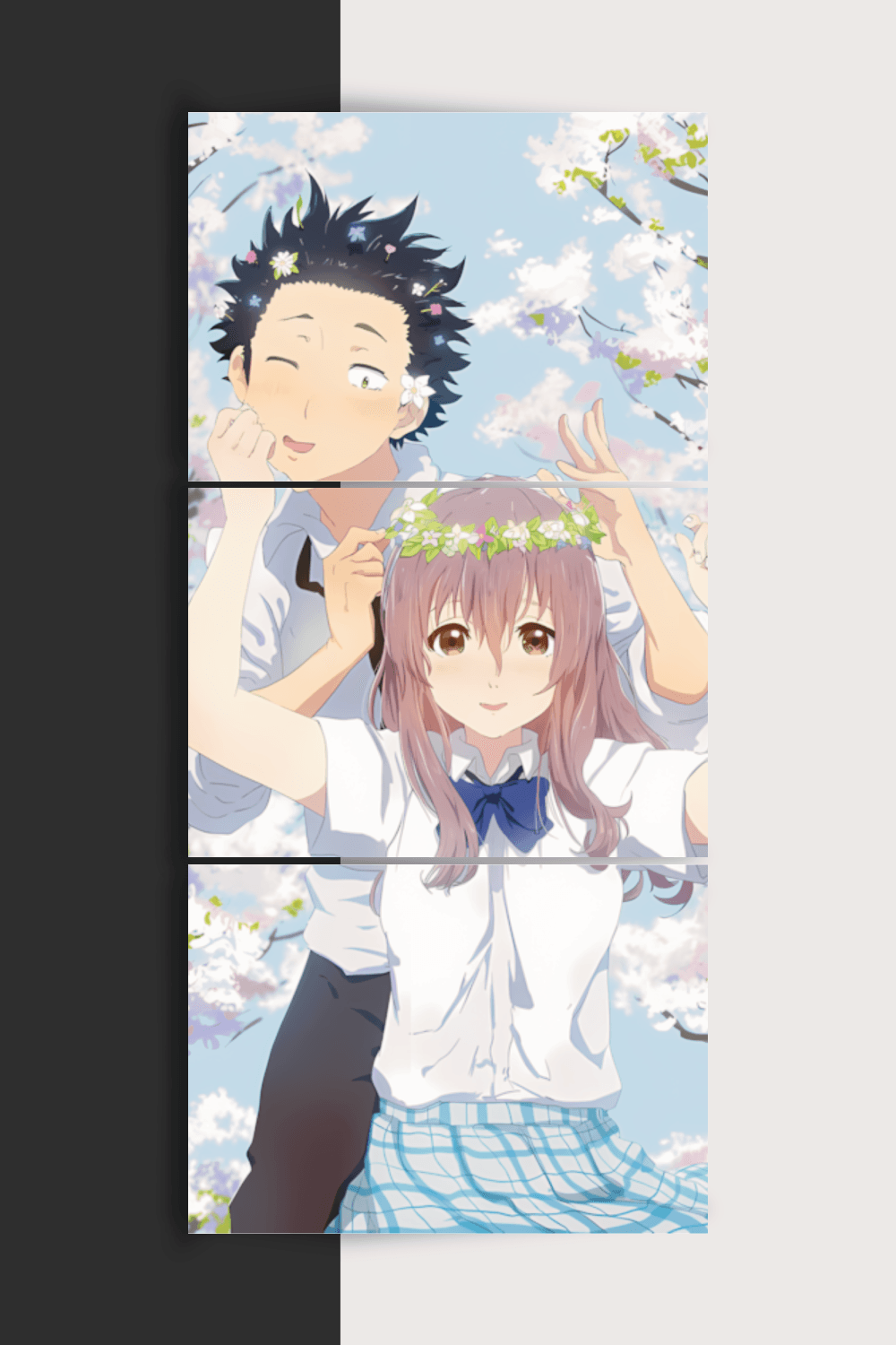 A Silent Voice | Koe no Katachi | Split Poster | 3 Panel Set