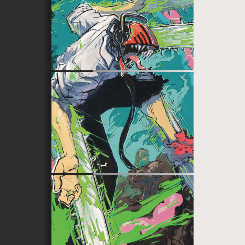Chainsaw Man | Denji | Split Poster | 3 Panel Set